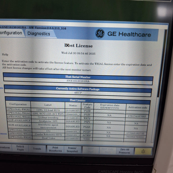 GE Healthcare GE Healthcare Carescape B450 Emergency Care Patient Monitor Patient Monitors reLink Medical