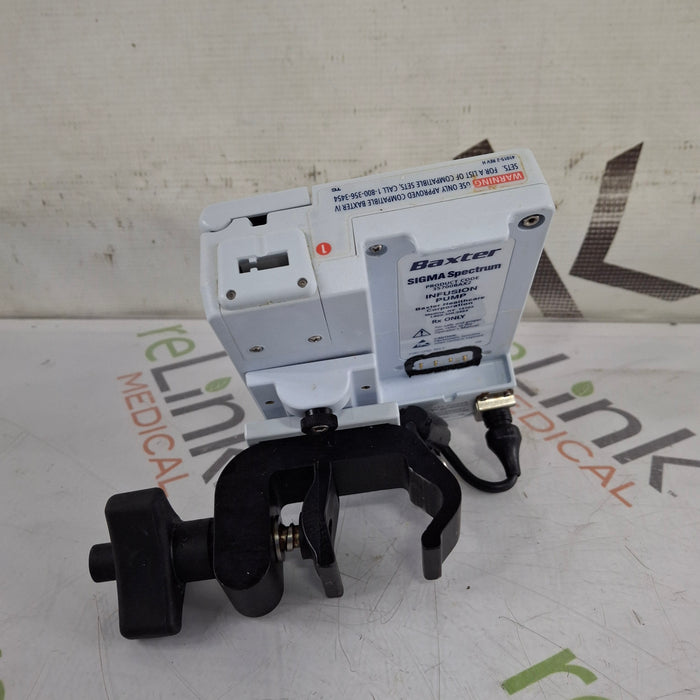 Baxter Baxter Sigma Spectrum 8.01.00 w/o Battery Infusion Pump Infusion Pump reLink Medical