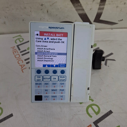 Baxter Baxter Sigma Spectrum 8.00.05 w/o Battery Infusion Pump Infusion Pump reLink Medical