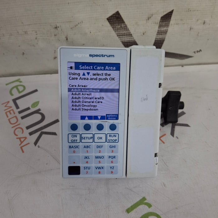 Baxter Baxter Sigma Spectrum 8.01.00 w/o Battery Infusion Pump Infusion Pumps reLink Medical