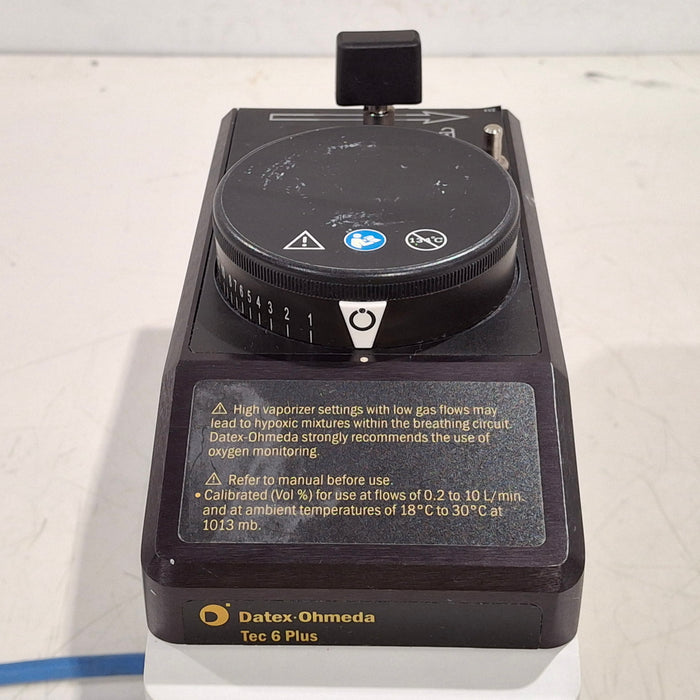 Datex-Ohmeda Datex-Ohmeda Tec 6 Plus Desflurane Vaporizer Anesthesia reLink Medical