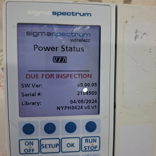 Baxter Baxter Sigma Spectrum 8.00.05 w/o Battery Infusion Pump Infusion Pumps reLink Medical