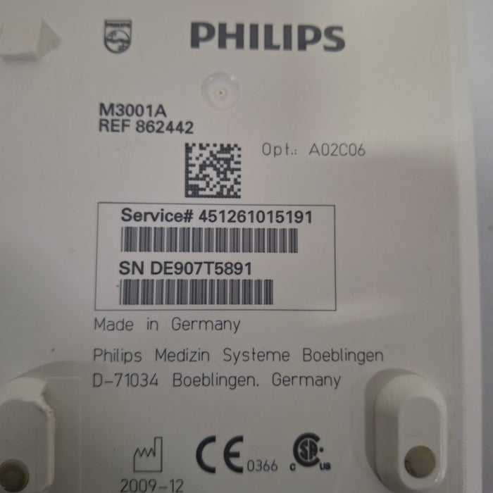 Philips Philips M3001A-A02C06 OxiMax SpO2, NIBP, ECG, Temp, IBP MMS Module Patient Monitors reLink Medical