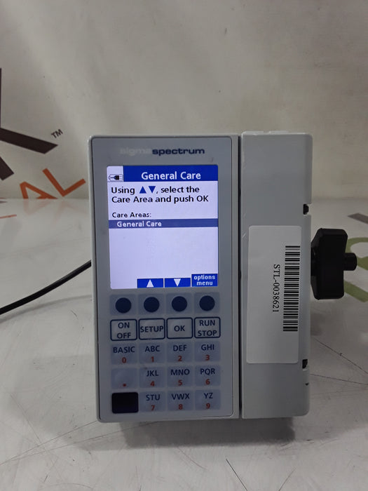 Baxter Sigma Spectrum 8.00.05 w/o Battery Infusion Pump