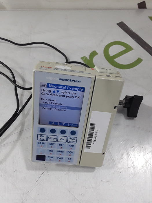 Baxter Sigma Spectrum 6.05.11 without Battery Infusion Pump