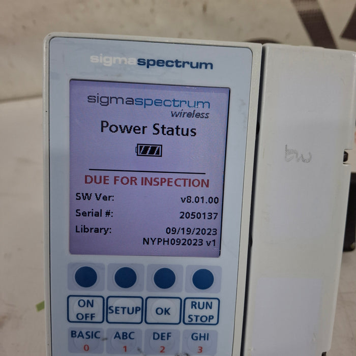 Baxter Baxter Sigma Spectrum 8.01.00 w/o Battery Infusion Pump Infusion Pumps reLink Medical