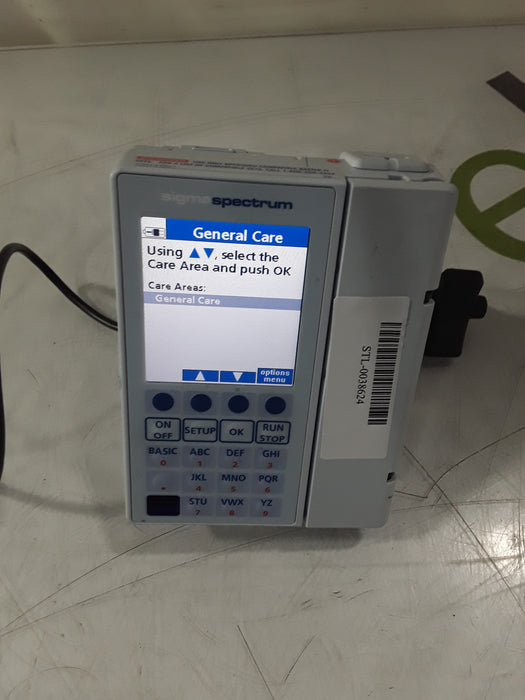 Baxter Sigma Spectrum 8.00.05 w/o Battery Infusion Pump