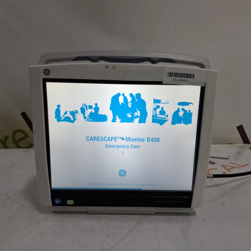 GE Healthcare GE Healthcare Carescape B450 Emergency Care Patient Monitor Patient Monitors reLink Medical
