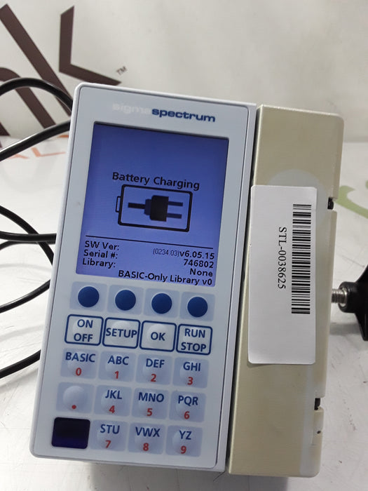 Baxter Sigma Spectrum 6.05.15 without Battery Infusion Pump