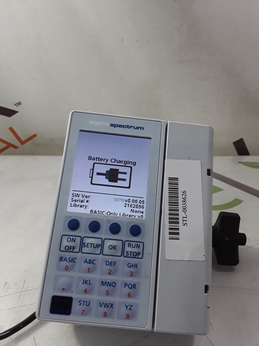 Baxter Sigma Spectrum 8.00.05 w/o Battery Infusion Pump
