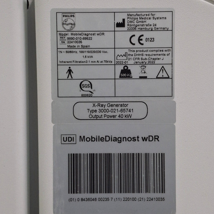 Philips Philips Digital Mobile Diagnost Portable X-Ray Portable X-Ray Machines reLink Medical
