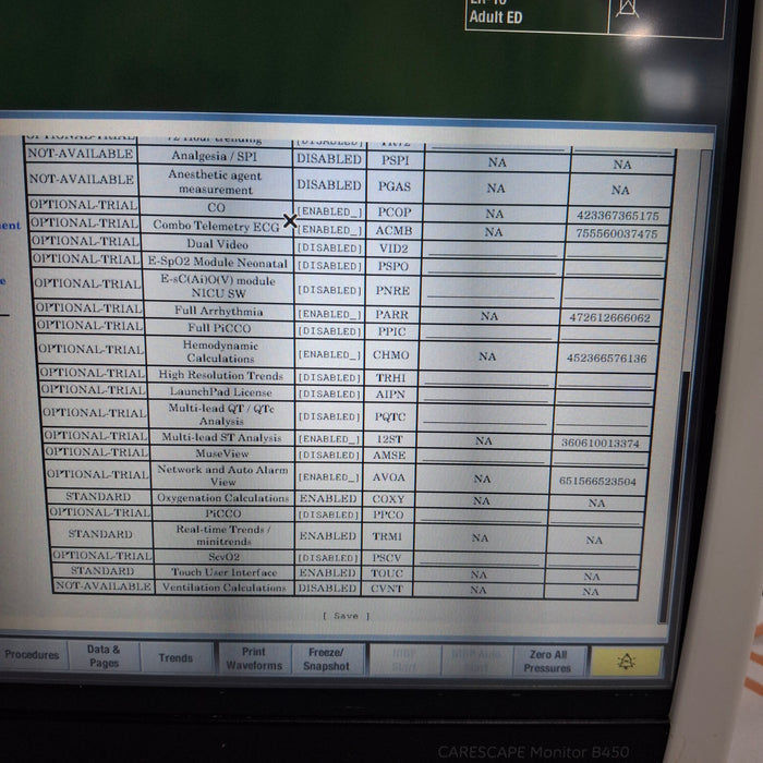 GE Healthcare GE Healthcare Carescape B450 Emergency Care Patient Monitor Patient Monitors reLink Medical