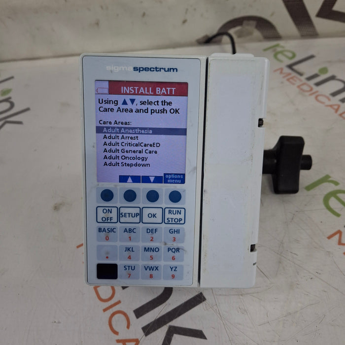 Baxter Baxter Sigma Spectrum 8.00.04 w/o Battery Infusion Pump Infusion Pumps reLink Medical