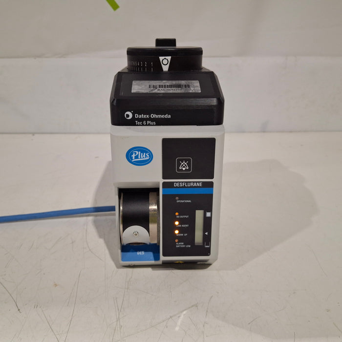 Datex-Ohmeda Datex-Ohmeda Tec 6 Plus Desflurane Vaporizer Anesthesia reLink Medical