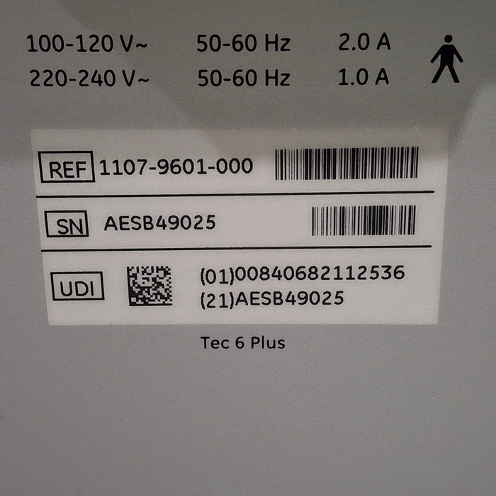Datex-Ohmeda Datex-Ohmeda Tec 6 Plus Desflurane Vaporizer Anesthesia reLink Medical