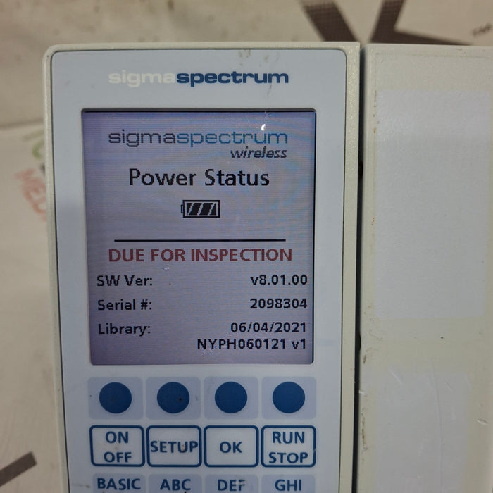 Baxter Baxter Sigma Spectrum 8.01.00 w/o Battery Infusion Pump Infusion Pump reLink Medical