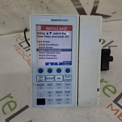 Baxter Baxter Sigma Spectrum 8.00.03 w/o Battery Infusion Pump Infusion Pump reLink Medical