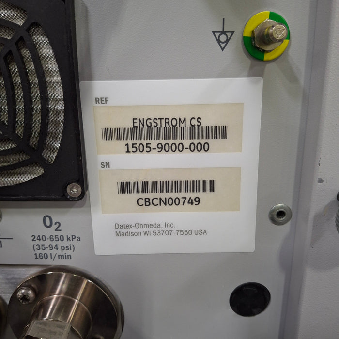 GE Healthcare Engstrom Carestation Ventilator