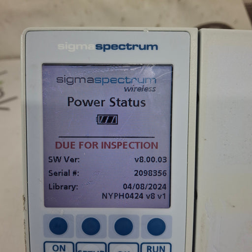 Baxter Baxter Sigma Spectrum 8.00.03 w/o Battery Infusion Pump Infusion Pump reLink Medical