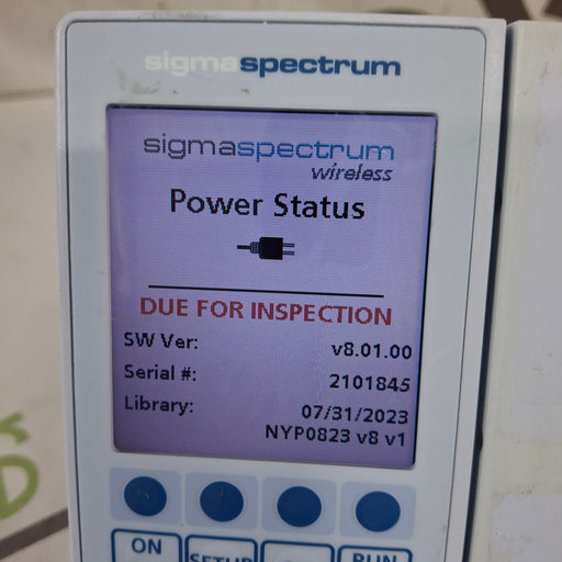 Baxter Baxter Sigma Spectrum 8.01.00 w/o Battery Infusion Pump Infusion Pump reLink Medical