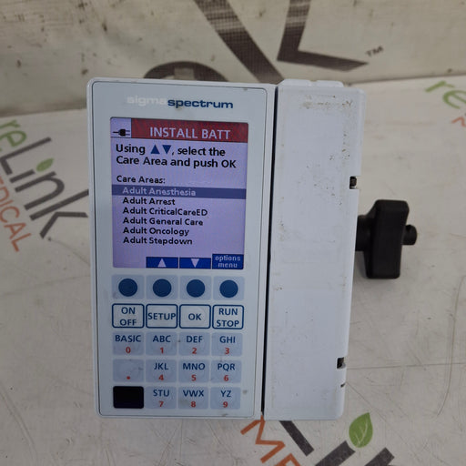 Baxter Baxter Sigma Spectrum 8.01.00 w/o Battery Infusion Pump Infusion Pump reLink Medical