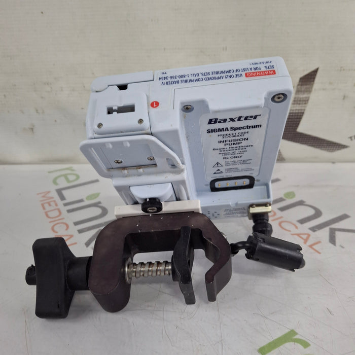 Baxter Baxter Sigma Spectrum 8.01.00 w/o Battery Infusion Pump Infusion Pump reLink Medical