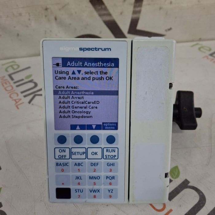 Baxter Baxter Sigma Spectrum 8.01.00 w/o Battery Infusion Pump Infusion Pump reLink Medical