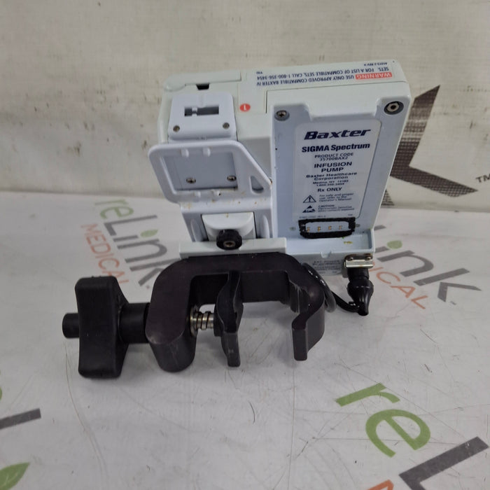 Baxter Baxter Sigma Spectrum 8.01.00 w/o Battery Infusion Pump Infusion Pump reLink Medical