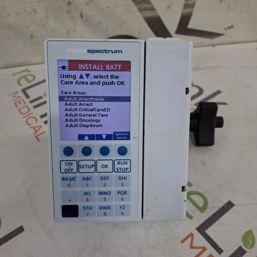 Baxter Baxter Sigma Spectrum 8.00.04 w/o Battery Infusion Pump Infusion Pump reLink Medical