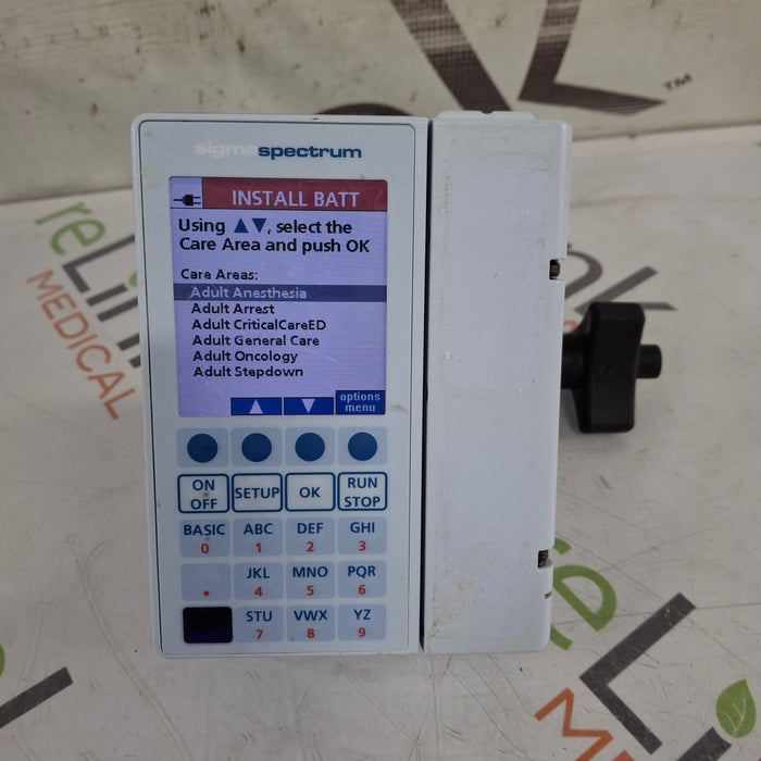 Baxter Baxter Sigma Spectrum 8.00.04 w/o Battery Infusion Pump Infusion Pump reLink Medical