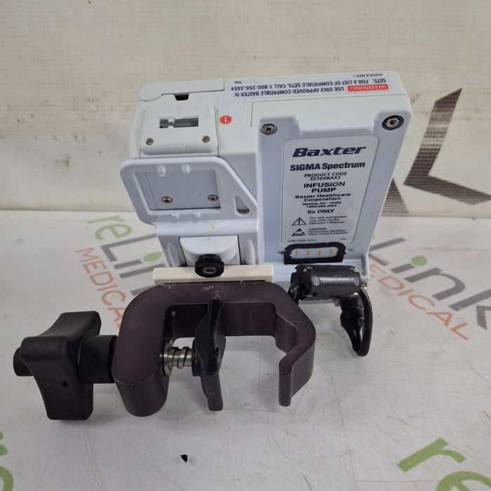 Baxter Baxter Sigma Spectrum 8.01.00 w/o Battery Infusion Pump Infusion Pump reLink Medical