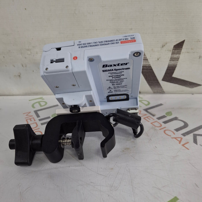 Baxter Baxter Sigma Spectrum 8.01.00 w/o Battery Infusion Pump Infusion Pump reLink Medical