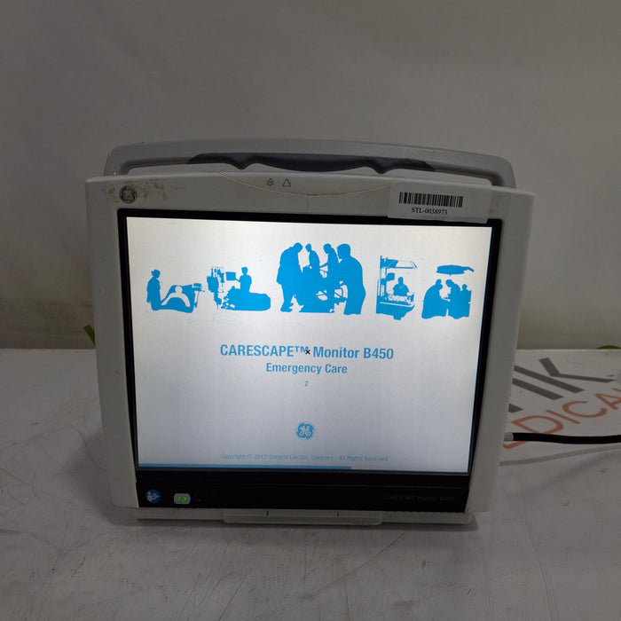 GE Healthcare GE Healthcare Carescape B450 Emergency Care Patient Monitor Patient Monitors reLink Medical