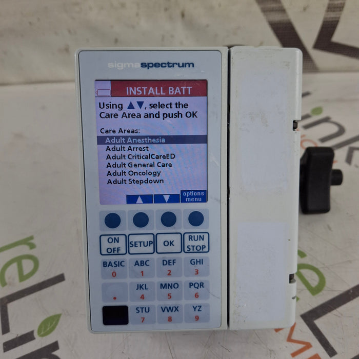 Baxter Baxter Sigma Spectrum 8.01.00 w/o Battery Infusion Pump Infusion Pump reLink Medical