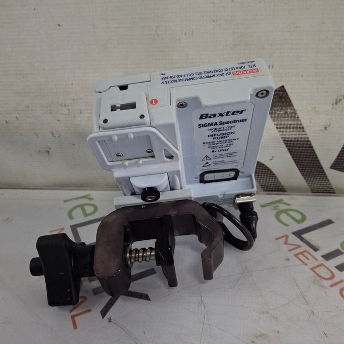 Baxter Baxter Sigma Spectrum 8.01.00 w/o Battery Infusion Pump Infusion Pump reLink Medical