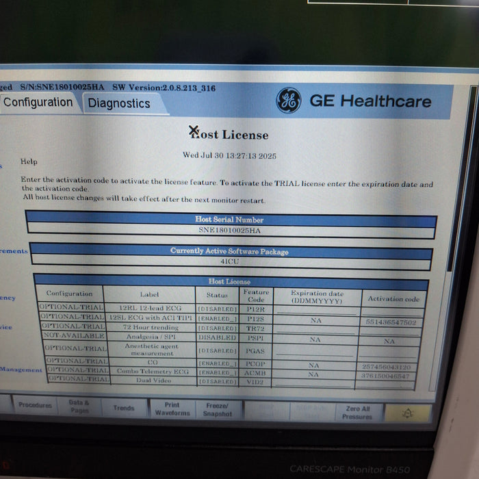 GE Healthcare GE Healthcare Carescape B450 Critical Care Patient Monitor Patient Monitors reLink Medical