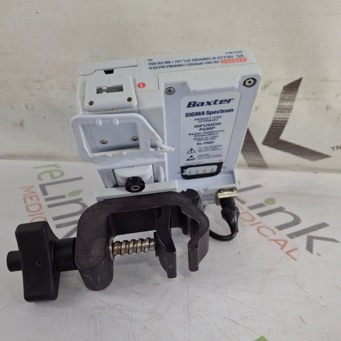 Baxter Baxter Sigma Spectrum 8.01.00 w/o Battery Infusion Pump Infusion Pump reLink Medical