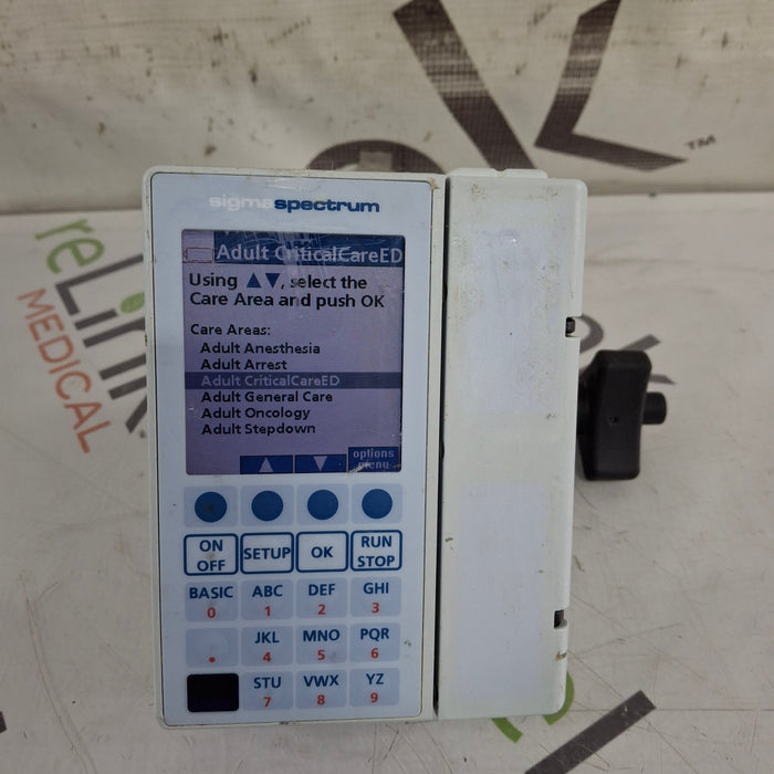 Baxter Baxter Sigma Spectrum 8.00.03 w/o Battery Infusion Pump Infusion Pump reLink Medical