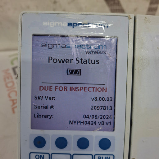 Baxter Baxter Sigma Spectrum 8.00.03 w/o Battery Infusion Pump Infusion Pump reLink Medical
