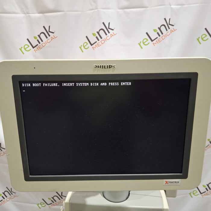 Philips Philips IE33 F-G Cart Ultrasound Ultrasound reLink Medical
