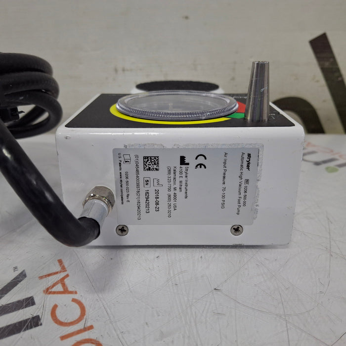 Stryker Stryker 0206-500-000 Foot Pump Rigid Endoscopy reLink Medical