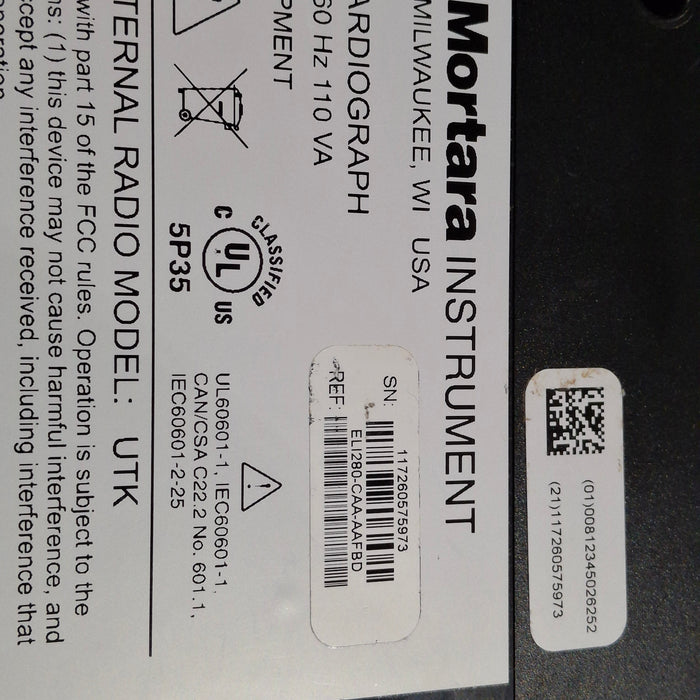 Mortara Mortara Eli 280 ECG Cardiology reLink Medical