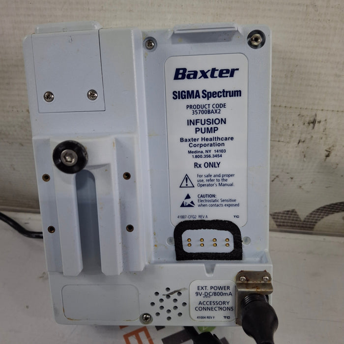 Baxter Baxter Sigma Spectrum 8.01.00 w/o Battery Infusion Pump Infusion Pump reLink Medical