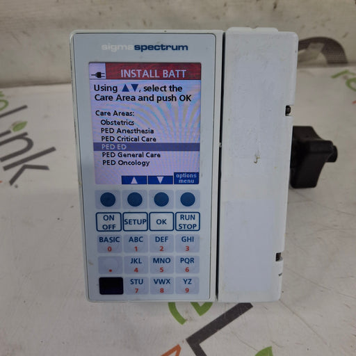 Baxter Baxter Sigma Spectrum 8.01.00 w/o Battery Infusion Pump Infusion Pump reLink Medical