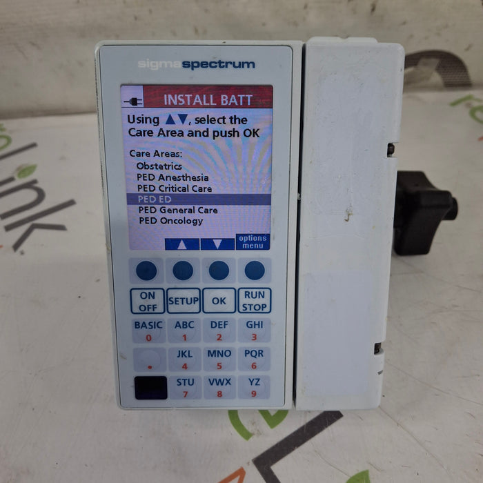 Baxter Baxter Sigma Spectrum 8.01.00 w/o Battery Infusion Pump Infusion Pump reLink Medical