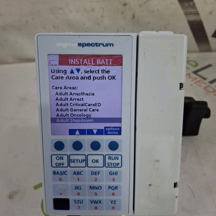 Baxter Baxter Sigma Spectrum 8.01.00 w/o Battery Infusion Pump Infusion Pump reLink Medical