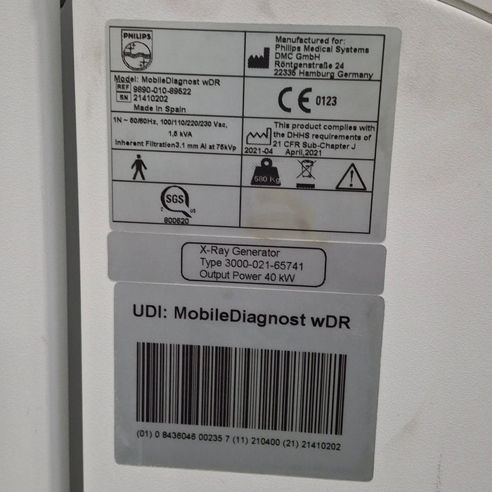 Philips Digital Mobile Diagnost Portable X-Ray