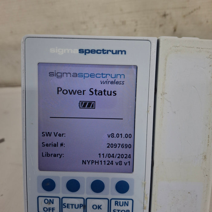 Baxter Baxter Sigma Spectrum 8.01.00 w/o Battery Infusion Pump Infusion Pump reLink Medical