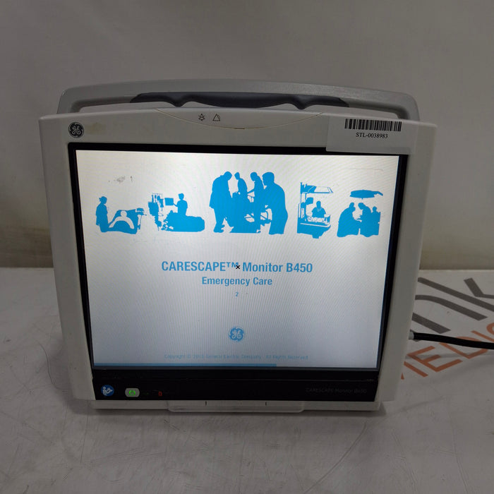 GE Healthcare GE Healthcare Carescape B450 Emergency Care Patient Monitor Patient Monitors reLink Medical