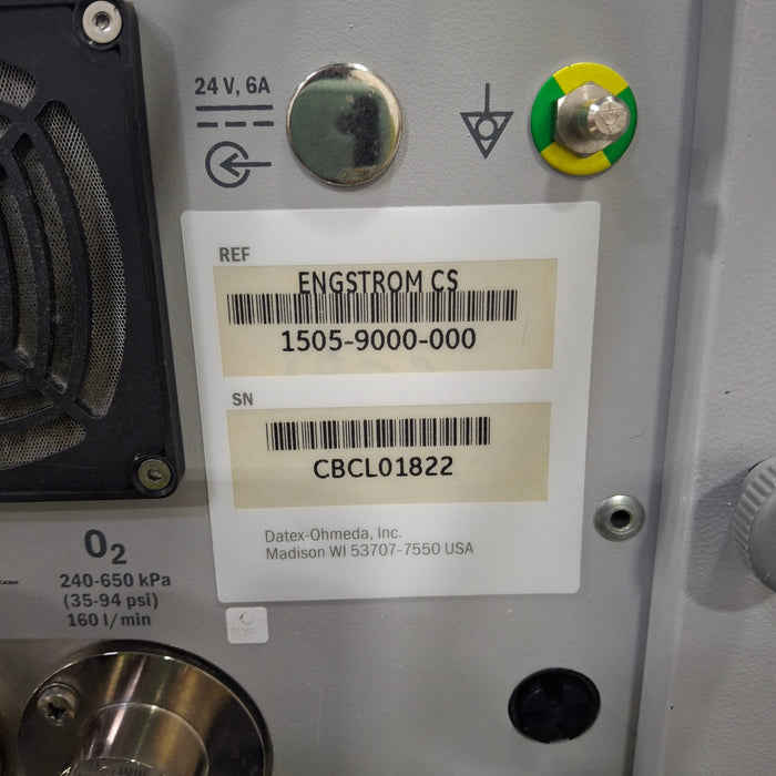 GE Healthcare Engstrom Carestation Ventilator